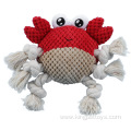 Squeaky Dog Toy Plush Crab